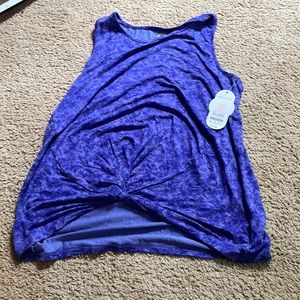 size 10-12 L plus. purple twist tank